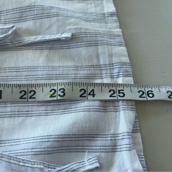 Denim & Company Blouse part linen blouse size medium NWOT sold on QVC medium - Picture 5 of 6